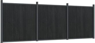Berkfield Home Fence Panel Grey 526x186 cm WPC
