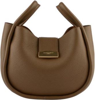 Pourchet Liane - PM - Dames - Handtassen - Bruin - ONE Size - Leer - Tassen