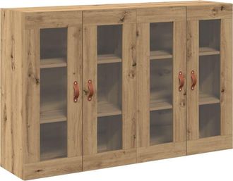 vidaXL Vidaxl - Armario de pared 2 pcs Roble artisan 69.5 x 34 x 90 cm