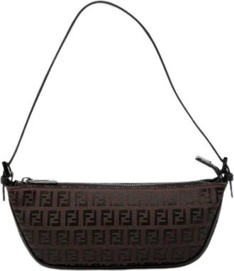 Fendi Pre-owned Shoulder Bags, female, Brown, Size: ONE SIZE Pre-owned Shoulder Bag