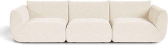 Sia Home Sof&aacute; modular de terciopelo chenilla