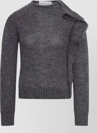 Niccol&ograve; Pasqualetti mohair ruffled long-sleeve jumper