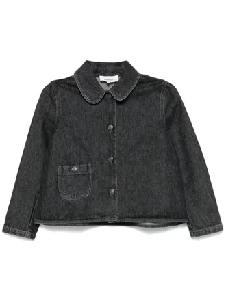 BA&SH Miny denim jacket - Black