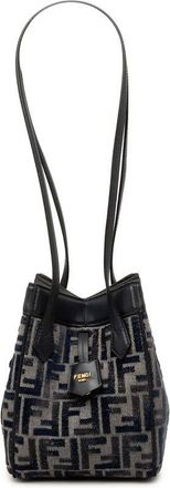 Fendi Pre-owned Fendi Mini Zucca Chenille Origami Shoulder Bag Unisex OSFLM2RL4IKYSEM5