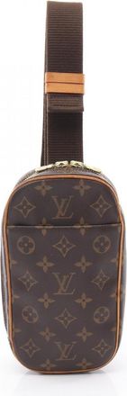 Louis Vuitton Brown Monogram Monogram Fanny Pack Sling Bag (Pre-Owned)