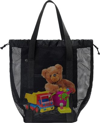 Generic Roomy Fabric Construction Easy Clean Finish - Beach Tote Bag, Everyday Storage Shopper Carrier, Foldable Lightweight Travel Holdall | Casual Fitness G