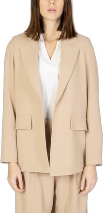 Sandro Ferrone Beige Blazer Broek Set Model Sf23awbl001