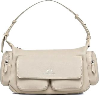 A|X Armani Exchange Borsa a spalla utility - Toni neutri