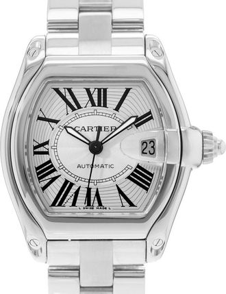 Cartier Pre-owned Cartier Roadster Automatic Silver Dial Mens Watch W62025V3