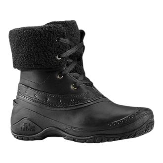 The North Face Shellista Roll Down Boot in Black Leather Women