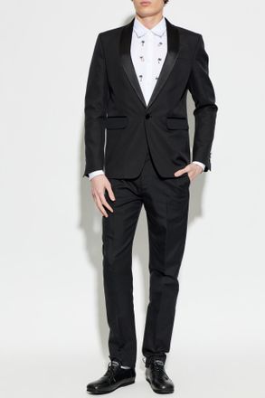 Dsquared2 Suit With Single Vent, Mens, Black