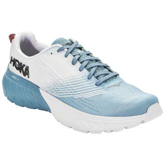 Hoka One One Hoka Mach 3 Textile Mens Low Top Trainers - Blue Moon White - Size:UK 11.5