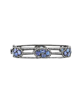 Diana M. Jewels Fine Jewelry 18K 13.70 Ct. Tw. Diamond & Tanzanite Bracelet
