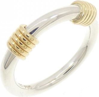 Tiffany & Co. Yellow Gold (18K) Silver 925 Band Ring (Pre-Owned)