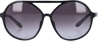 Valentino Garavani Black Aviator Sunglasses