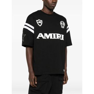 Amiri T Shirt Nero, Bianco-Uomo