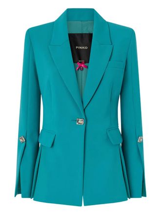 Pinko button single-breasted jacket - Blue