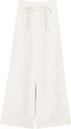 Twin-Set Pantaloni con lacci - Bianco