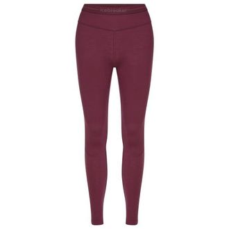 Icebreaker Merino 200 Zoneknit Leggings Merinounterw&auml;sche f&uuml;r Damen | rot