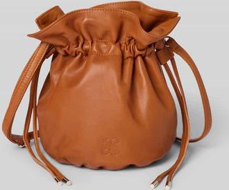 MY ESSENTIAL WARDROBE Handtasche aus Lammleder Modell Zilla in Cognac, Gr&ouml;&szlig;e 1