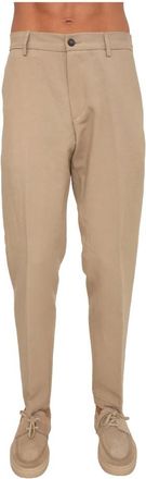 Siviglia Picasso 2112 T0193 Cropped Broek - Heren - Slim Fit Broeken - Beige - W40 - Leer - Broeken