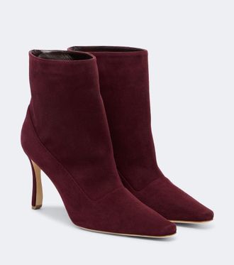Manolo Blahnik Gostatu suede ankle boots