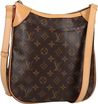 Louis Vuitton Pre-owned Cross Body Bags, female, Brown, Size: ONE SIZE Pre-owned Vintage Canvas Cross Body Bag