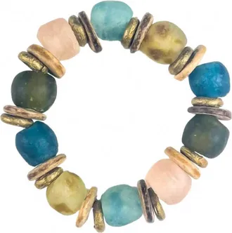 Twine & Twig Womens Intricate Stack Bracelet In Canyon