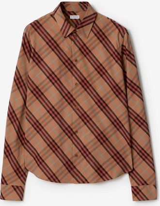 Burberry Relaxed Fit Check Cotton Shirt