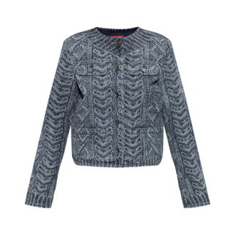 Diesel De-Grafy-S2 Jacket - Dames - Truien - Blauw - Maat: XS Zijde