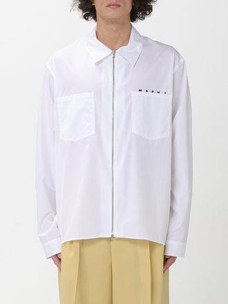 Marni Camicia in cotone biologico con logo