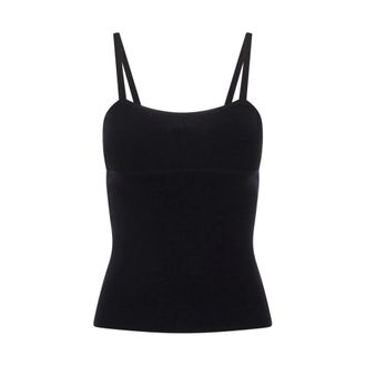 Max Mara Sleeveless Tops, female, Blue, Size: S Epica Top
