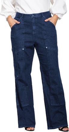 Standards & Practices Workwear High Waist Jeans in Dark Rinse at Nordstrom, Size 14W