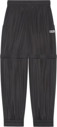 GCDS Essentials Nylon Joggers - Heren - Straight fit broeken - Zwart - XL - Nylon - Broeken