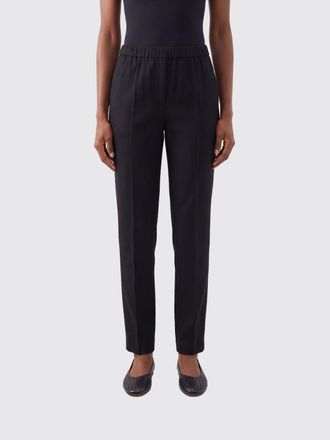 Fabiana Filippi Pantaloni skinny in misto lana con vita elasticizzata