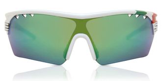 Salice 006 ITA BIANCO/RW VERDE Mens Sunglasses White Size 137
