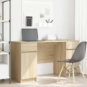 vidaXL Vidaxl - Scrivania Rovere Sonoma 140 X 49 X 76 Cm Legno Multistrato