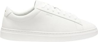 HUGO BOSS Sneakers - Heren - Sneakers - Wit - 45 EU - Leer - Schoenen