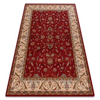 RugsX Rugsx - Alfombra De Lana Omega Aries Flores Rojo Rub&iacute; Red 100x150 Cm
