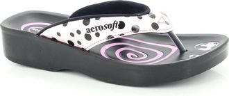 Generic Aerosoft Polka Dot Ladies Orthopaedic Comfortable Thong Flip Flop Sandals (PINK, uk_footwear_size_system, adult, women, numeric, medium, numeric_5)