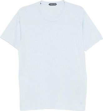 Tom Ford Mens T-Shirt Light Blue T-Shirts And Polos