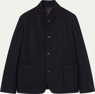 Loro Piana Mens Spagna Cashmere Blouson Jacket