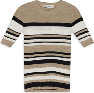 Our Legacy MULTICOLOR STRIPED TEENY LONG SLEEVE T-SHIRT