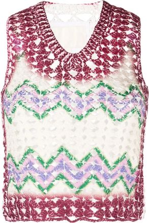 Ponder.er Canotta con cut-out - Multicolore