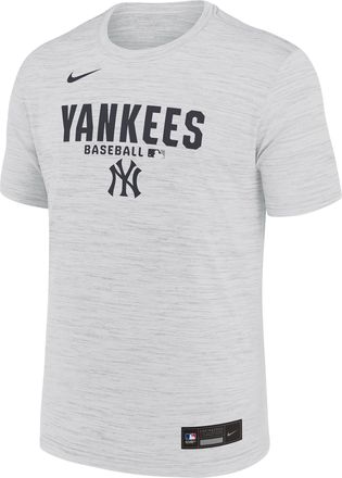Nike New York Yankees Authentic Collection Nike Mens Dri-FIT MLB T-Shirt in White | 02ER10ANK-RMG