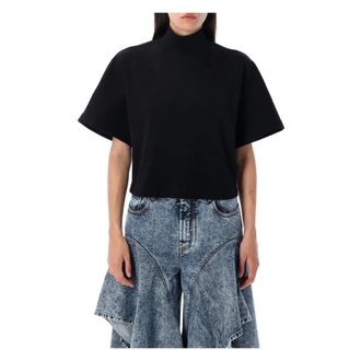 Alaia Dames, Tops, Zwart, Maat: XS Katoen