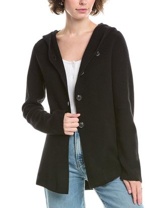 Raffi Hooded Wool & Cashmere-Blend Blazer