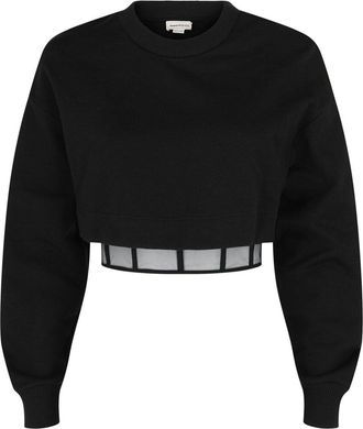 Alexander McQueen Alexander Mcqueen Layered Cropped Sweatshirt