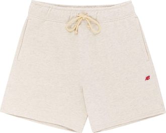 New Balance MADE in USA Core Shorts Asia Sizing Oatmeal Heather MS21548-OTH