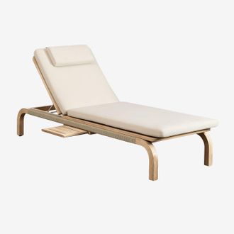 Sklum Sklum - Pack De 2 Tumbonas Reclinables En Madera De Acacia Dubai